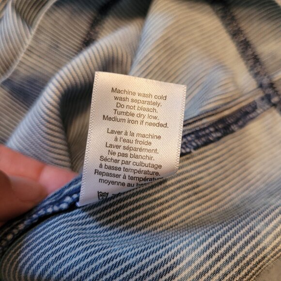 Coldwater Creek Mineral Wash Tencel Lyocell Chambray Maxi Dress - Picture 9 of 9